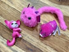 3 x Electrinic Interactive Toys Fingerling, Zhu Zhu Hamster, Pomsies