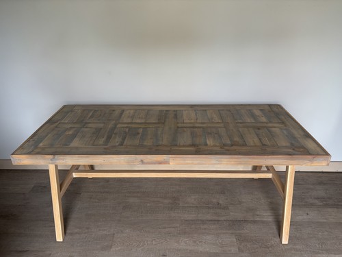 Rustic wood central - central, pedestal