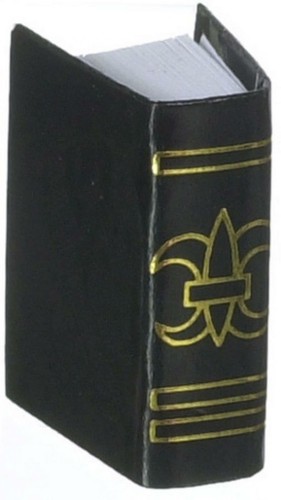 Dolls house black - dolls, book