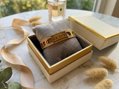 Gold tone roman numeral - roman,
