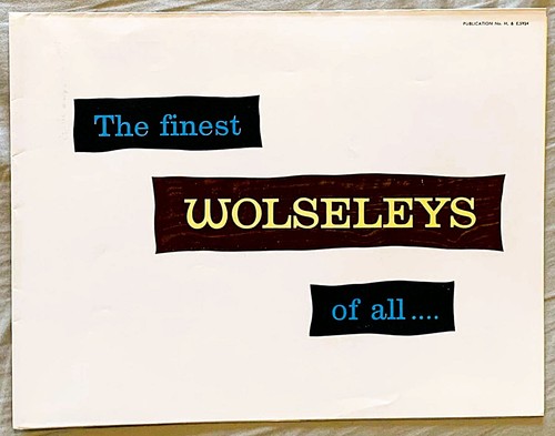 Wolseley brochure c1959 - brochure,
