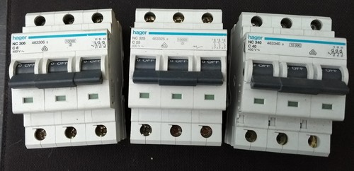 Hager triple pole mcb - hager,