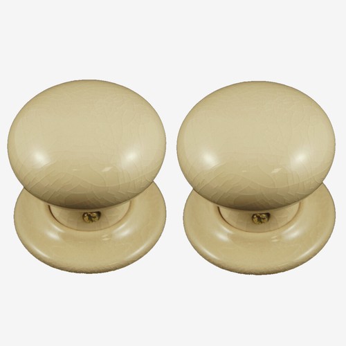 60mm cream cracked ceramic - 60mm,