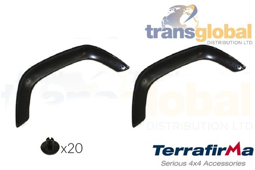 Rear matt black wheel arch - rear,