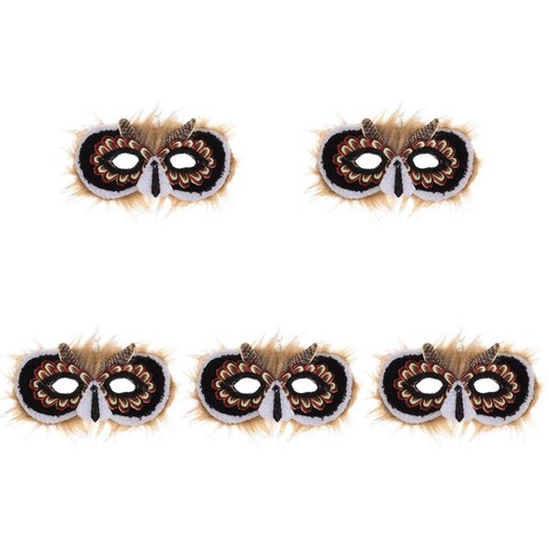 Owl pattern mask - mask, cartoon