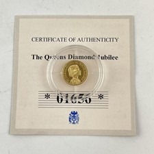 Queen Elizabeth 1939 Portrait Gold HRH Princess 2012 0.5g .585 14ct Gold