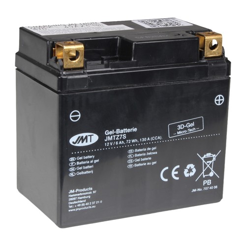 Jmt gel battery ytz7s for - gel,
