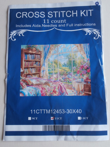 Printed cross stitch kit