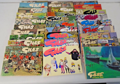 Giles cartoon annuals - giles,
