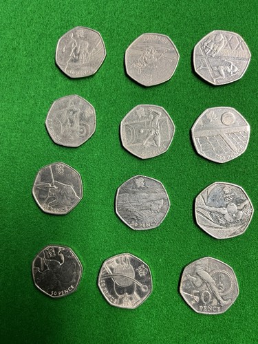 Olympic fifty pence 50p coin - 50p,