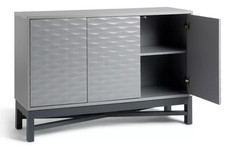 Habitat Zander Textured Large Sideboard - Grey ( B Grade )