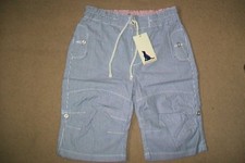 Darcy Brown-boys cotton striped shorts. 4/5y. BNWT. RRP 44 £.