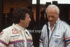 COLIN CHAPMAN MARIO ANDRETTI LOTUS 79 1979 GRAND PRIX F1 35MM PHOTOGRAPH ESSEX
