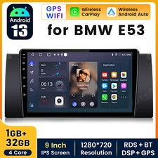 Android13 For BMW X5 E53 5 Series E53 Car Radio Carplay Head Unit GPS Sat Nav BT