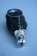 American bulldog metal key - bulldog,