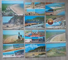 12 postcards BREAN SANDS incl