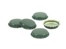 Dark green crown caps 26mm - green,