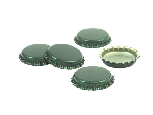 Dark green crown caps 26mm - crown,