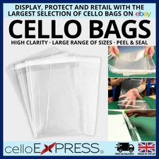Clear Cello Display Bags Self Seal Tall/Slim - Cellophane Display Bag Bookmarks