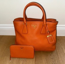 PRADA MILANO ORANGE SAFFIANO
