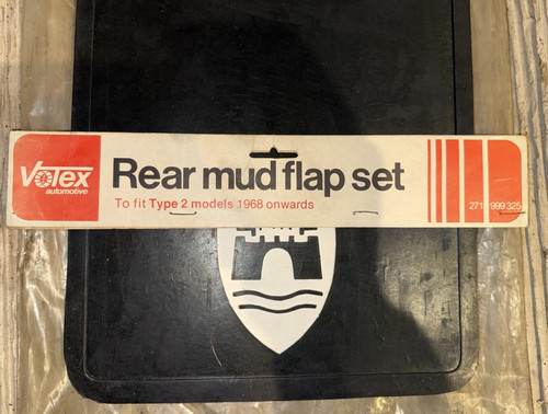 Bay window rear mud flaps - rear,