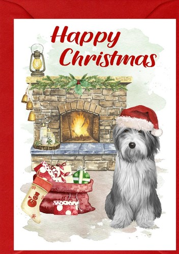 Bearded collie dog - bearded, 6")