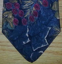 Structure Tie Silk Blue Green