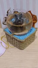 Wizard Of Oz  Toto in basket snowglobe Westland Giftware  #1816  Mini 2.5”