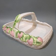 Ceramic Strawberry Basket