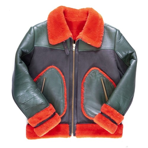 Men premium black shearling - black,