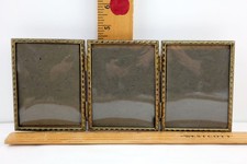 Brass Vintage Tri-fold Hinged