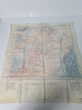 WW II silk map harbin