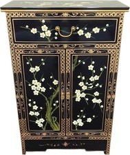 Oriental chinese black lacquer - chinese,