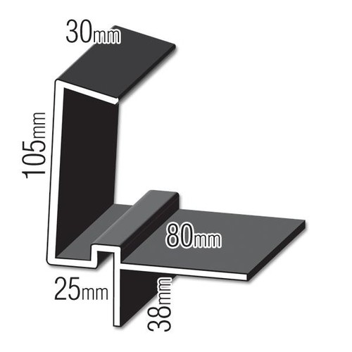 Dry verge continuous - verge,