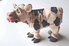 COW BLYTHE COLLECTABLE FIGURE - HAND PAINTED LABEL INSITU - RARE - CUTE 