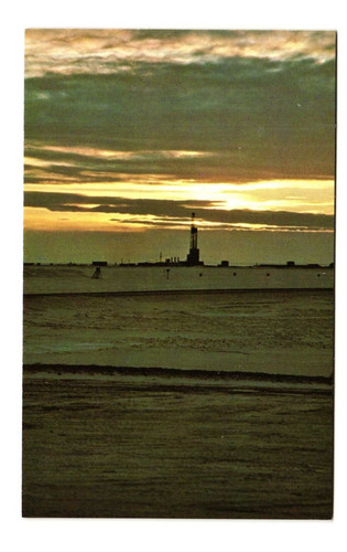 Prudhoe bay oil drilling - ak,