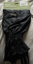 Gelert Waterproof & Breathable Gaiters, Walking Adult Size 5-11.5 UK Black - NEW