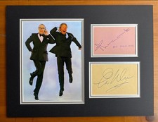 MORECAMBE & WISE  SIGNED DISPLAY  2  UACC & AFTAL RD  AUTOGRAPH ERIC AND ERNIE