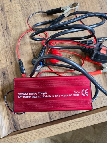 Numax 12v battery charger