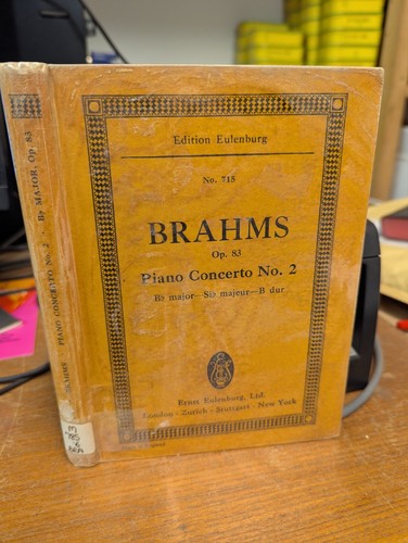 Brahms concerto 2 b flat - concerto, no.