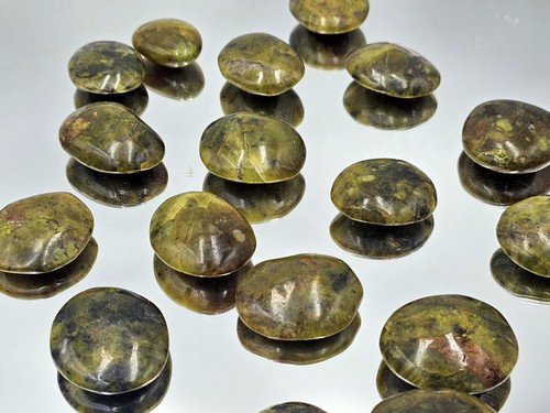 Large green opal crystal egg - large,