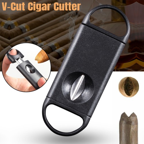 Plastic cigar cutter cut - cigar, v-cut