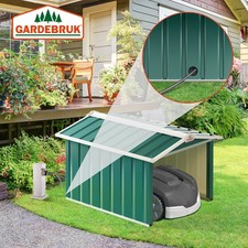 B-Stock  Lawnmower Garage Carport Metal Shelter Weather-resistant Cable Guide 