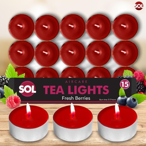 Scented tea lights - 15-60,