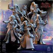 Elf Wizard Female with Staff |