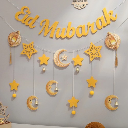 Eid mubarak hanging pendant - 6x,