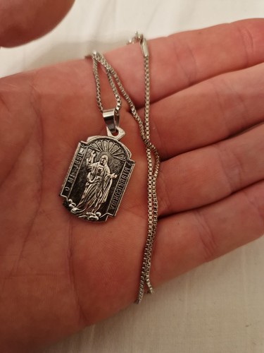 Stainless steel cross jesus - stainless,