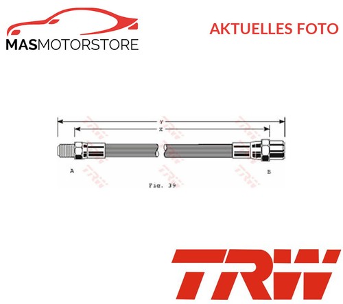 Brake hose - brake, front