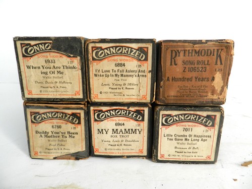 Player piano song rolls - piano,