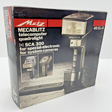 Metz Mecablitz Telecomputer Quadrolight SCA 300  45 CT-4 Untested            K12